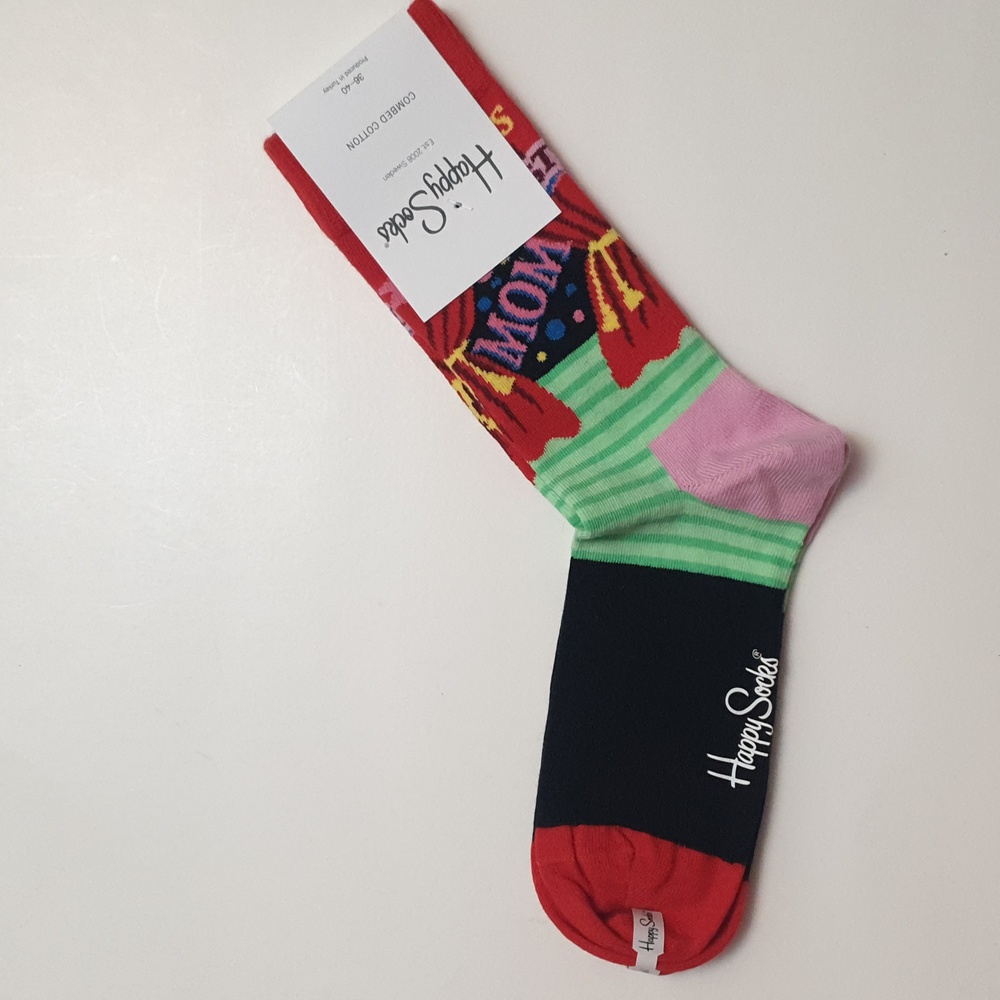 Happy Socks Women Socks EU 36-40, US 5.5 - 9.5 Brand New Combed Cotton #43